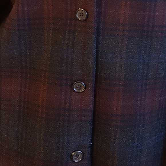 Harold's Plaid Wool Jacket with Hood - Picture 5 of 5
